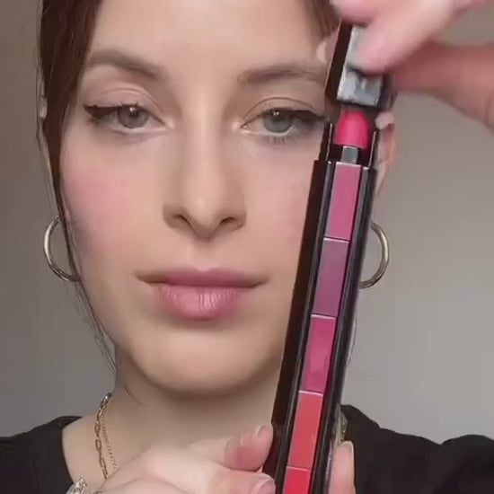 5-in-1 Lipstick Stack - (Red Tones)
