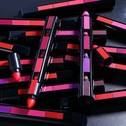 5-in-1 Lipstick Stack - (Red Tones)