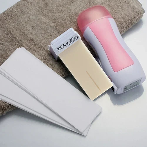 Atwax Portable Rolling Depilatory Epilators Cartridge Wax Warmer Hot Wax Hair Removal Shaving Heater Machine Parrafin Salon Tool With Wax