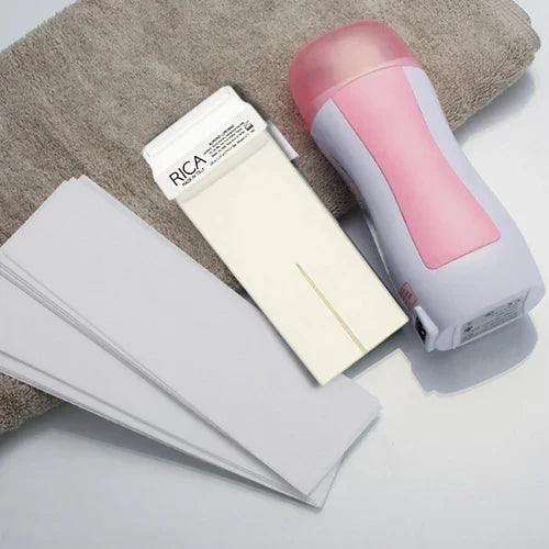 Atwax Portable Rolling Depilatory Epilators Cartridge Wax Warmer Hot Wax Hair Removal Shaving Heater Machine Parrafin Salon Tool With Wax