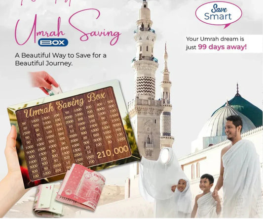Umrah Saving Box "Journey to Makkah Starts Here
