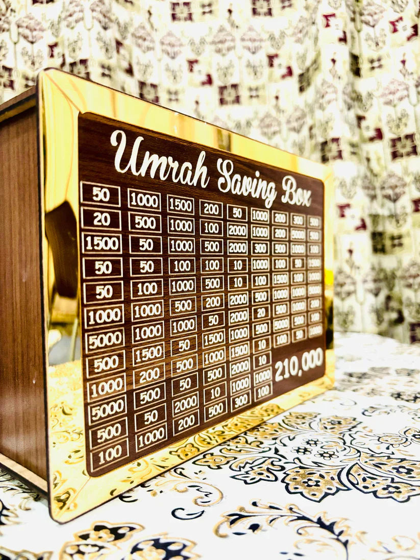 Umrah Saving Box "Journey to Makkah Starts Here