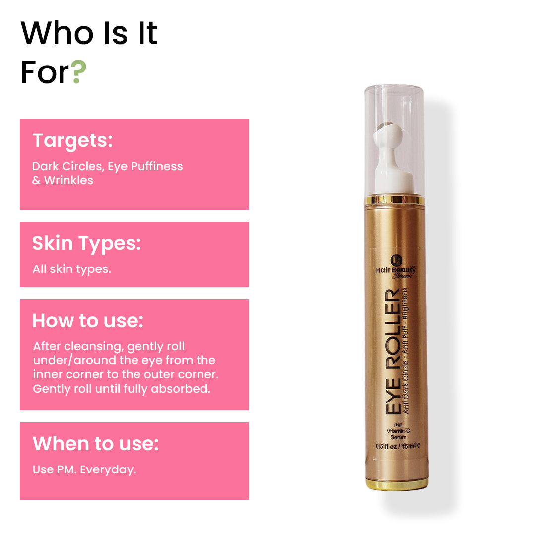 Eye Roller | Eliminates Dark Circles & Puffy Eyes